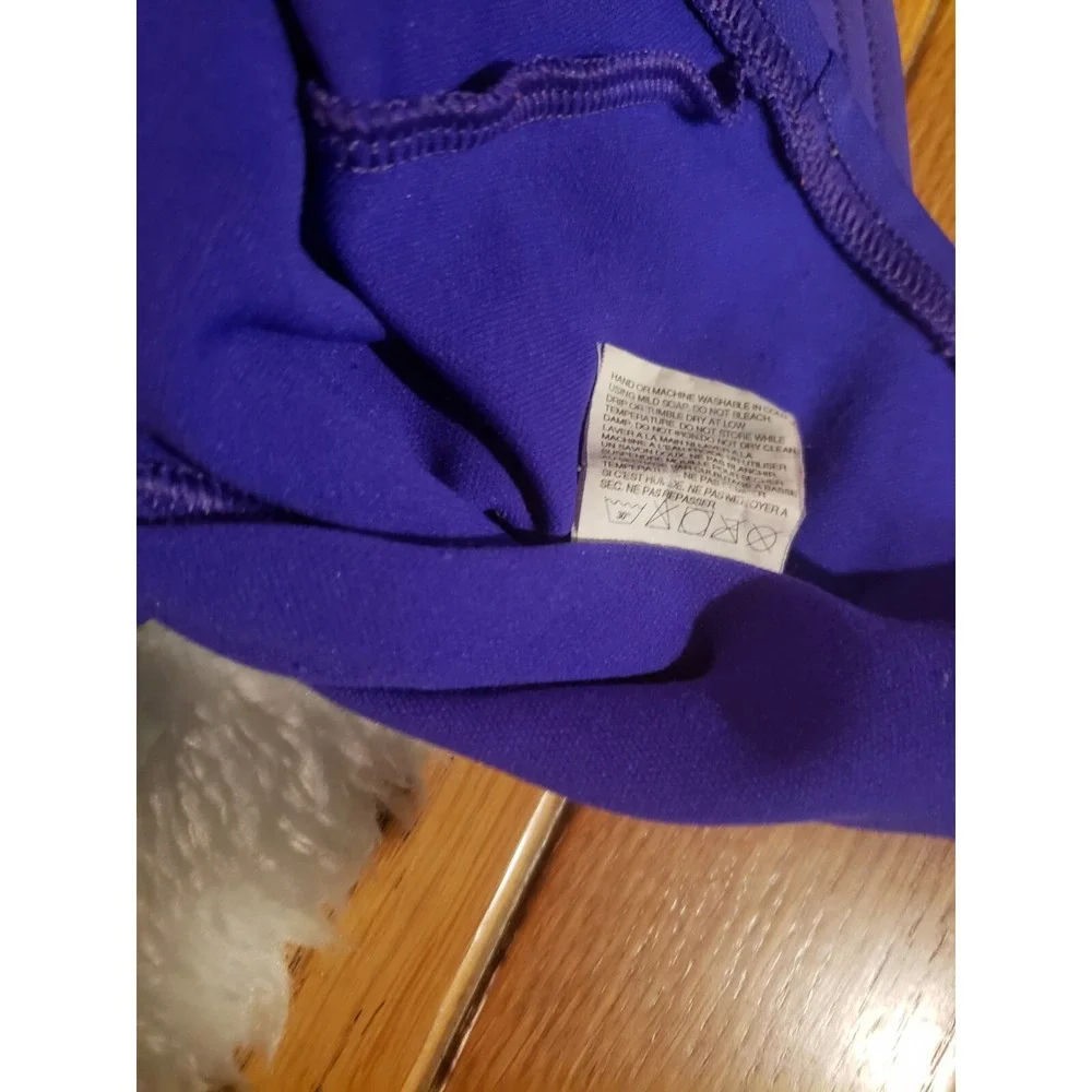 Sz LRG PEARL IZUMI PURPLE SLEEVELESS CYCLING SHIRT 3/4 ZIPPER‎ WOMENS Size 14